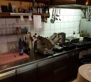 Offene Küche...