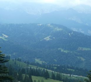 Blick aus der 4-er Kabine der Wankbahn