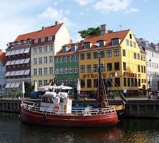 Im Nyhavn von Kopenhagen