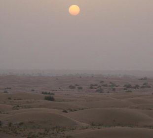 Sonnenuntergang in der Wüste