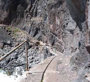 "Cais Antiga", der alte Hafen von Calhau/Sao Jorge
