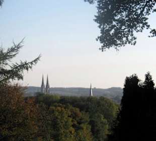 Blick von Terrasse Weissenburg auf Billerbeck