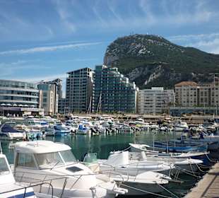 Der Hafen von Gibraltar.