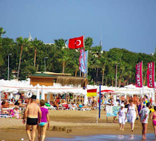 Vom Sunrise Richtung Side am Strand