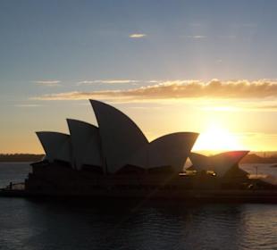 Sonnenaufgang Hafen Sydney
