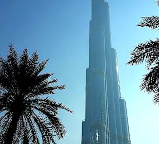 Blick vom Burj Vista auf den Burj Khalifa