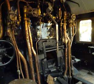 Führerstand einer Dampflok