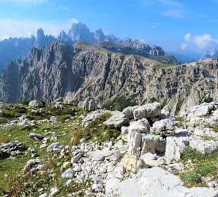 Auf dem Weg zu den Drei Zinnen