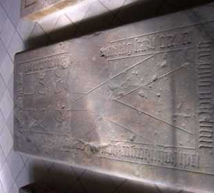 Fränkischer Adel Grabsteinplatten