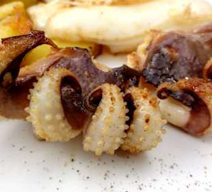 Gegrillter Tintenfisch