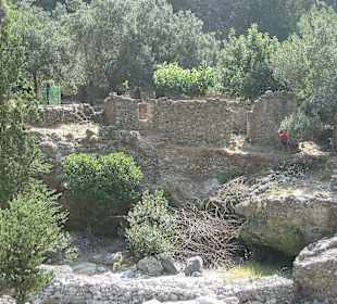 Verlassenes Dorf in der Samaria Schlucht