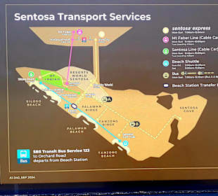 Sentosa Info Shuttle Plan
