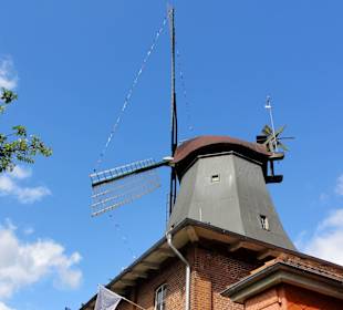 Außenansicht der Mühle von Rönn