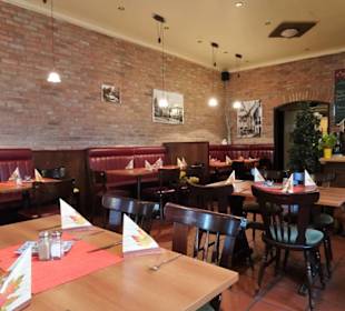 Blick in den Gastraum des Concordenhauses