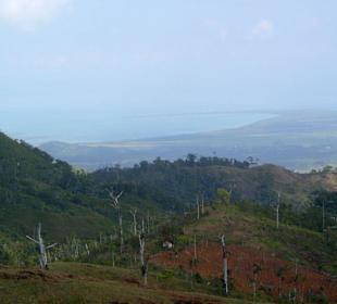 Blick zur Playa Esmeralda.