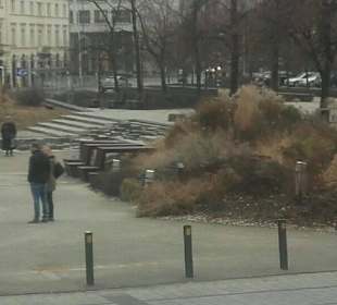 Squre in the front of the church