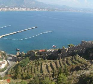 Вид с крепости на море