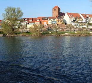 Blick von der Müritz auf Waren
