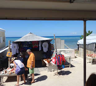 Blick auf die Stände