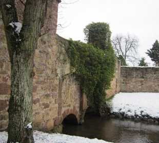 Altstadt Wissembourg im Winter