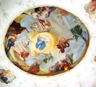 Deckenmalerei Schlosskirche