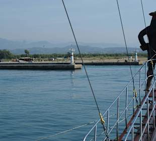 Mündung vom Manavgat-Fluß