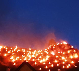 Die Bergfeuer brennen