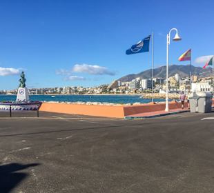 Skulptur an der Marina