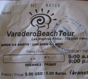 Beachbus Ticket