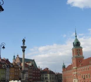 Teil der Altstadt-Silhouette von Warschau