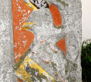 Details vom Relief des Kreuzes