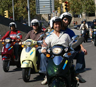 Scooter tour in Barcelona