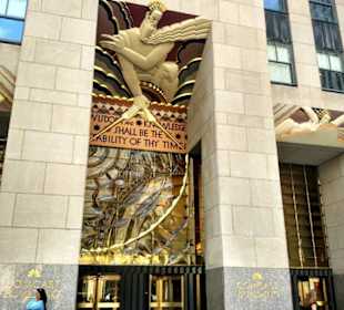 Eingang Rockefeller Center