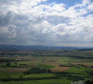 Die schöne Aussicht vom Turm aus.