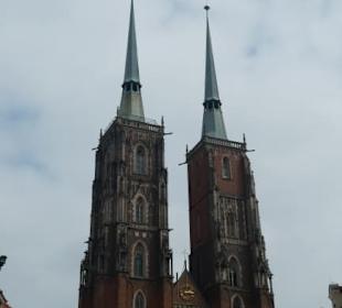 Der Dom von Wrocław / Breslau: Außenansicht