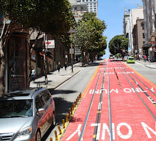 Cabel car in San Franzisco