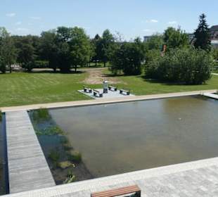 Schöne Parkanlage im Zentrum von Oberhof