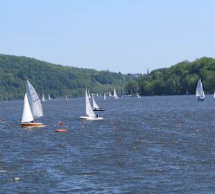 Segeln  auf dem Baldeneysee