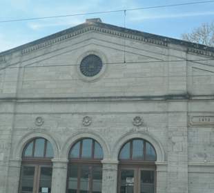 Der übersichtliche Bahnhof von Lauda