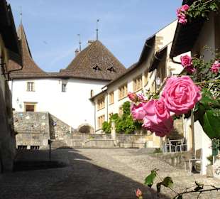 Schloss Erlach oberhalb des Hotels Garni Altstadt