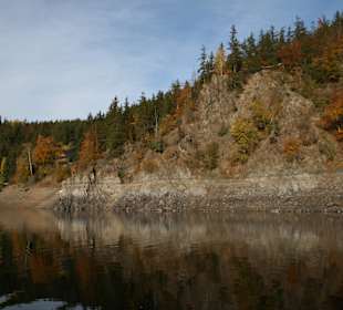 Herbst an der Bleilochtalsperre