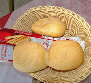 Warmes Brot zum Abendessen