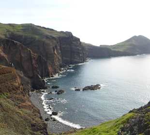 Zu Beginn der Wanderung ein Blick auf das Ziel