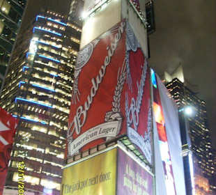 Winternacht am Times Square