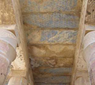 Sternenhimmel im Karnak Tempel.