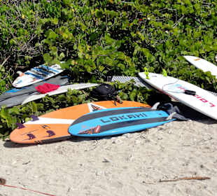 Boards am Strand