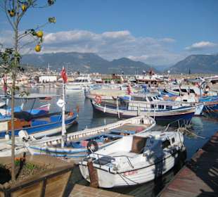 Boote im Hafen von Alanya