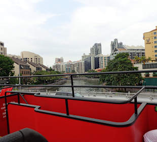 Blick auf Singapur River