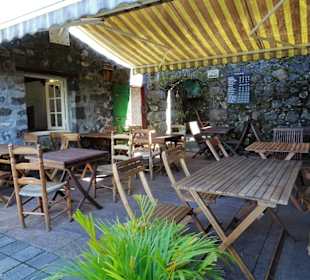 Gastrobereich im Botanischen Garten