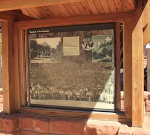 Informationstafel im Zion Nationalpark